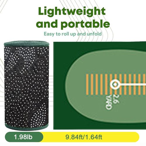 Golf Putting Mat Training Aid Equipment Improve Putting Accuracy Golf Practice — image 8