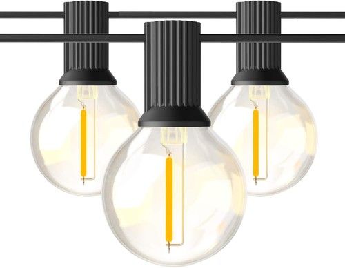 50-600FT Outdoor String Lights Mains Powered Festoon Lights for Patio Party Xmas