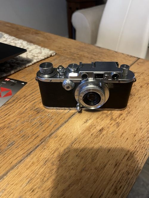 Leica IIIa DRP Rangefinder Leitz Elmar f=5cm 1.3,5 Lens No.129554 — image 11