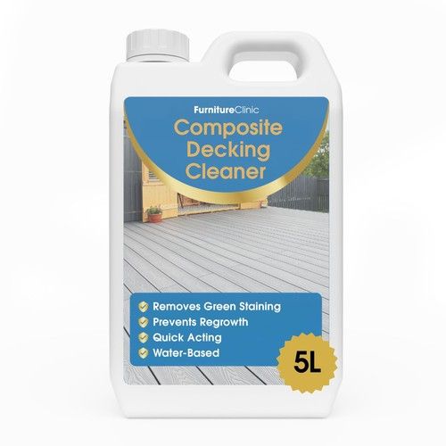 Composite Decking Cleaner 5L Quick Acting Cleaning Formula Cleans Green Algae