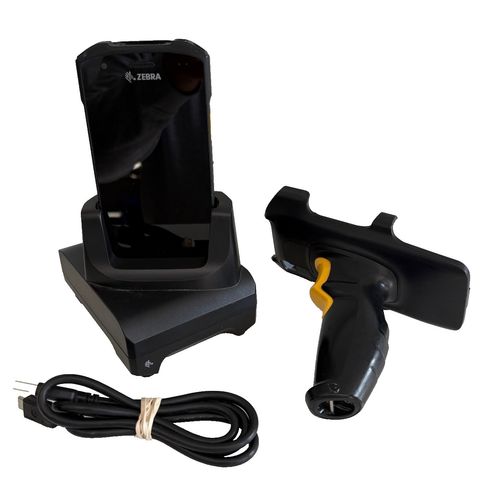Zebra TC21 TC210K-01A222-A6 2D Barcode Scanner with handle & Dock Android 11 — image 1