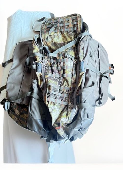 Solognac X-Access 45L Hunting Backpack Furtiv Camo + Rain Cover & Pouch — Hiking