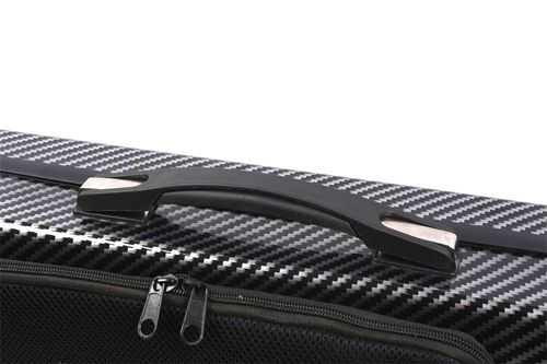 4/4 Black Violin Case Mix carbon fiber hard shell High strength Professional — image 5