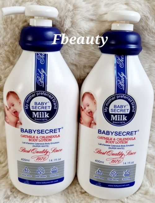 BABY SECRET LOTION OATMILK & CALENDULA EMULSION 400ML - BEST QUALITY SINCE 1970 