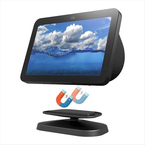 Adjustable Stand For Echo Show 8 (3rd Gen) with Usb-c Charging Port Charcoal — image 2