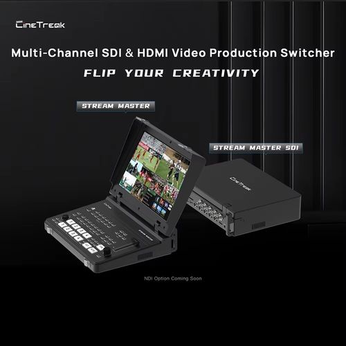 Cinetreak Stream Master Video Switcher SDI HDMI 4-CH Switch Controller Streaming — image 14