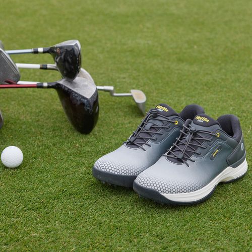 FitVille Men's Golf Shoes Water Resistant Outdoor Spiked Trainers Wide Sneakers — image 4