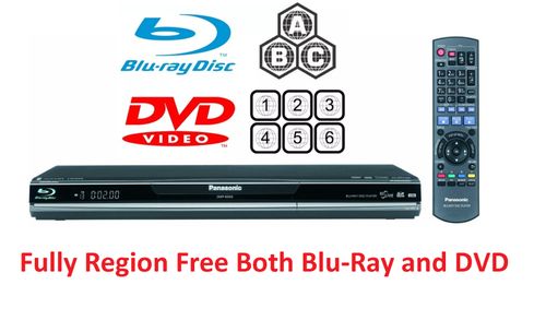 Panasonic Dmp-Bd60 Multi Region Free Dvd 1-6 and Abc Blu-ray Player — image 1