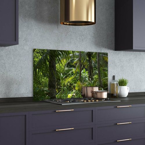 Tulup Kitchen Glass Splashback 100x70 Tropical forest — image 2