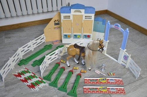 Vintage Barbie Stable Paddock Obstacles Horse Accessories Playset Job Lot Bundle