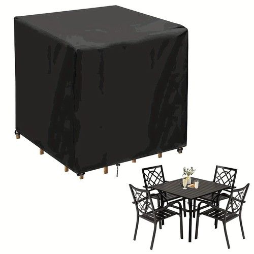 Heavy Duty Waterproof Garden Patio Furniture Cover for Rattan Table Cube Outdoor