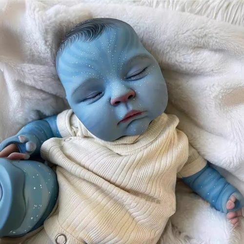 19in Lifelike Reborn Baby Dolls Avatar Peaches Real Handmade Full Body Toy Gift — image 3
