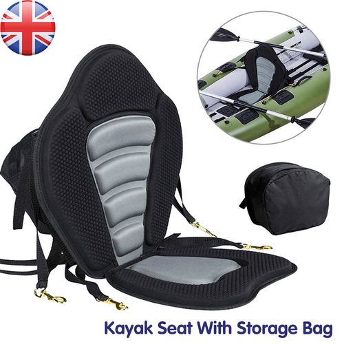 Kayak Seat Paddle Cushion Board Back Rest Rest Back Support Cushion Safety Black — image 1