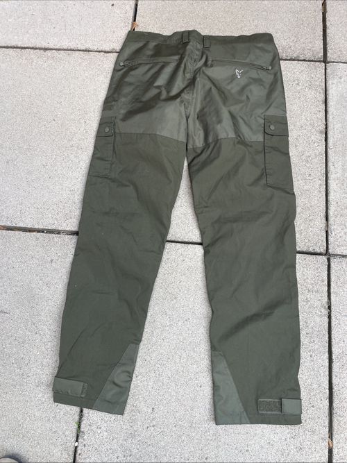 Men’s 2XL 42 - 44 Fox Carp Fishing Combat Trousers Cargo Pants Khaki Green BNWT — image 6