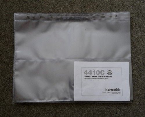 Arrowfile Pocket Refill Sleeves: Double 4x10" 4410C (10 Pack) NEW BUT OPENED