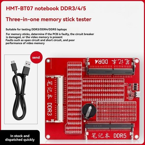 DDR3 DDR4 DDR5 Laptop RAM Memory Tester Diagnostic Tool Memory Fault Diagnosis