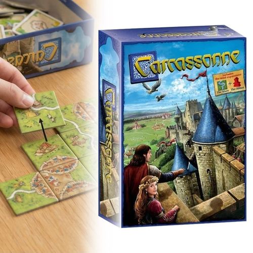 Carcassonne Board Game Paper Material 35-45 Min Play Time Fun Family Game — image 1