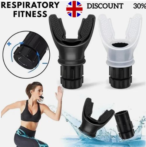 Portable Lung Breathing Exercise Trainer & Respiratory Fitness Device