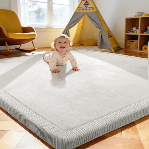 Large Area Rugs Foldable Baby Play Mat Soft Crawling Floor Rug Kids Thicken Mat