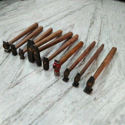 Set of 10 Black Iron Hammer Blacksmith Useful Item Woodworking Carpentry