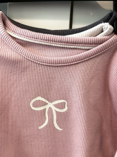 4 Ribbed Baby Girls Tops 12-18 Months George New with Tags — image 2
