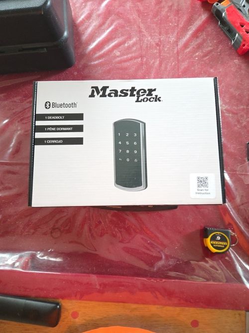 Master Lock Bluetooth Deadbolt Smart Lock Keyless Entry Door Lock — image 1