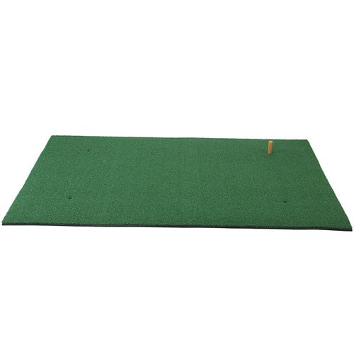 Hillman PGM Golf Artificial Turf 1.2m Practice Mat with Rubber Tee — image 1