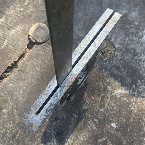 Vintage Moore & Wright Combination Rule with Protractor Head — image 11