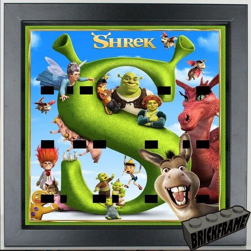 Display frame to display Lego Minifigures Shrek Collectible Minifigures - 71053