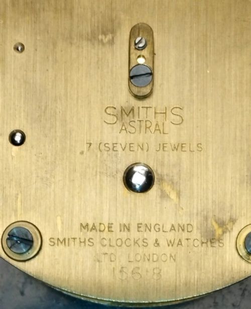 1968  MILITARY ISSUE 8" Brass  Bulkhead Clock, Smith Astral,  wall clock — image 7