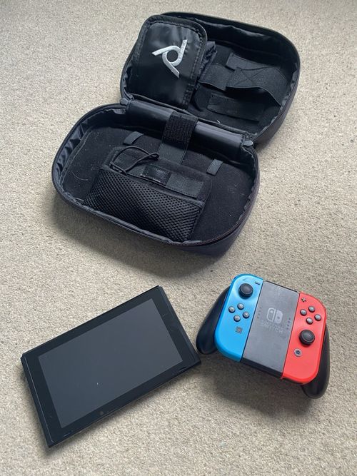Nintendo Switch Bundle w/ Joy-Cons, PDP Carry Case, USB-C Cable — image 5