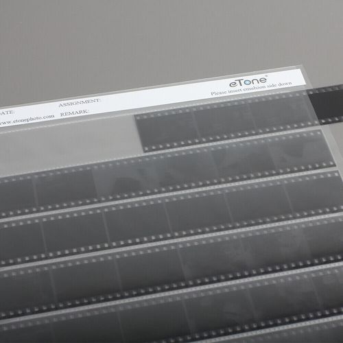 100 Sheets 135 35mm Acid-free Archival Storage Pages Sleeves Slide Film Negative — image 9