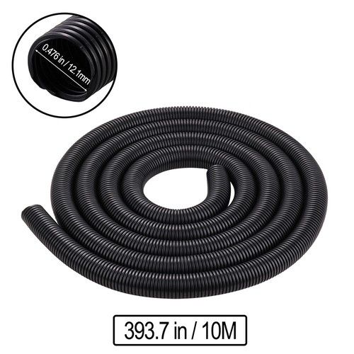 50M Flexible Corrugated Conduit Cable Pipe Wire Protection Tube Garden Pond Hose