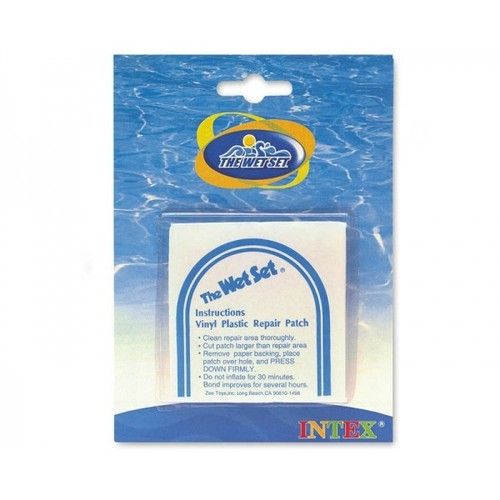 Intex Vinyl Plastic Puncture Repair Patches for Swimming, Inflatable, Pools, Air
