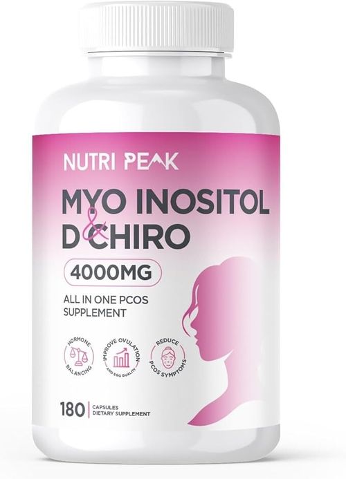 Max Strength Myo-Inositol & D Chiro | PCOS Supplement | 4000MG | 180 Capsules — image 1