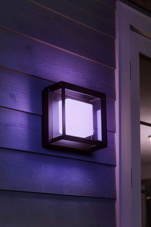 Philips Hue Econic Outdoor Smart Wall Ceiling Light White Colour Ambiance Black — image 11