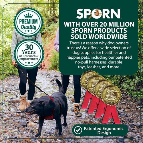 Sporn No Pull Dog Harness Red - Medium — image 7