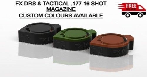 5 FX DRS/TACTICAL Magazine 177 - 16 Shot Magazine - Clear Acrylic Window