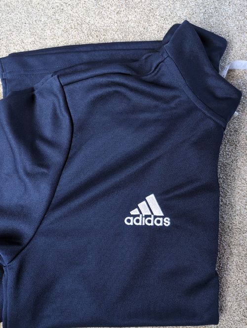 Adidas Entrada 22 Men's 1/4 Zip Navy Blue Size Medium Training Top — image 6