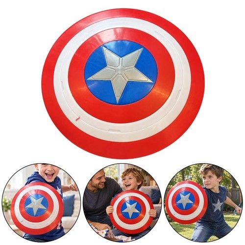 Avengers Marvel Super Hero Captain America Shield Fancy Dress UP Cosplay Toy