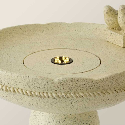 Solar Powered Water Fountain Bird Bath Feature Garden Outdoor Ornament LED Light — image 5