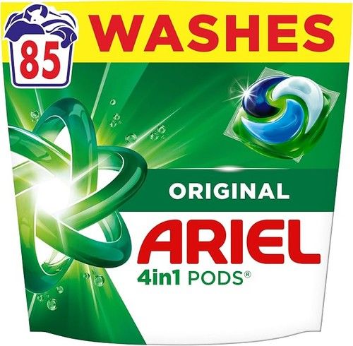 Ariel 4 in 1 Original Wash Pods Laundry Detergent Power Washing Pack 85 Capsules