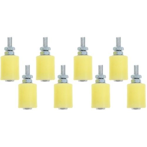 Yellow Nylon Guide Roller Durable Pulley Block for Sliding and Rail Doors
