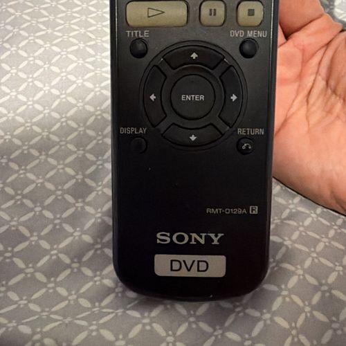 Sony RMT-D129A Remote Control for DVP-NS700P NS700V NS400D NC600B DVD Player OEM — image 2