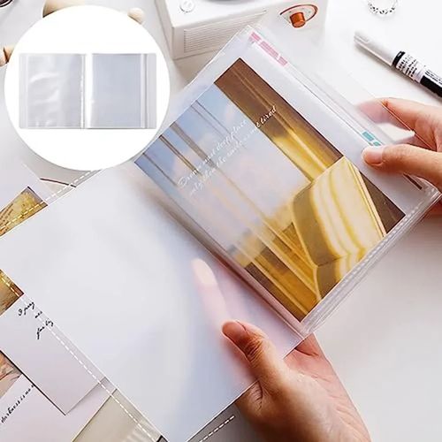 40 Sheets Postcard Storage Book Portable Photo Album Cards Holder Home Use — image 7