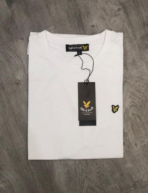LYLE AND SCOTT T-SHIRT SHORT SLEEVE CREW NECK COTTON T-SHIRT  CLEARANCE SALE !!!
