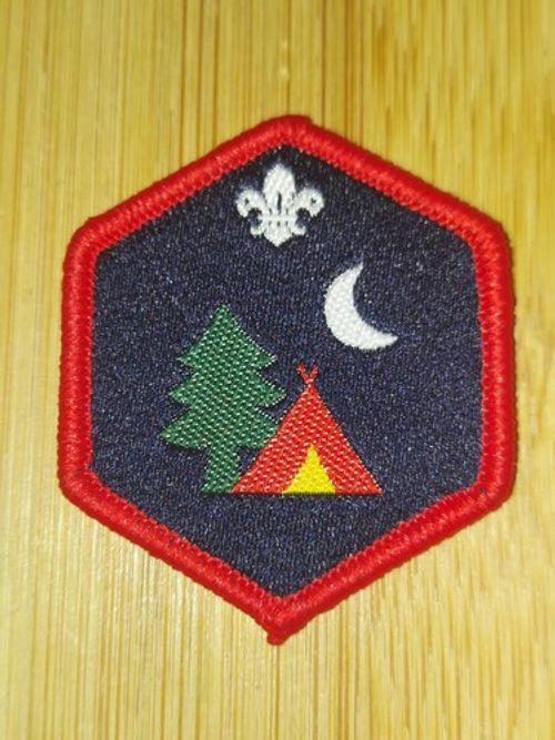 UK Scouting Scout My Outdoors Challenge Badge OLD LOGO
