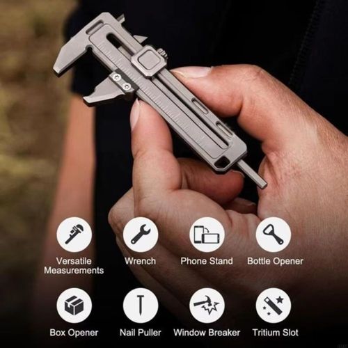 Mini Vernier Caliper Portable Accurate Measuring Hand Tool Thickness Gauge Ruler — image 6