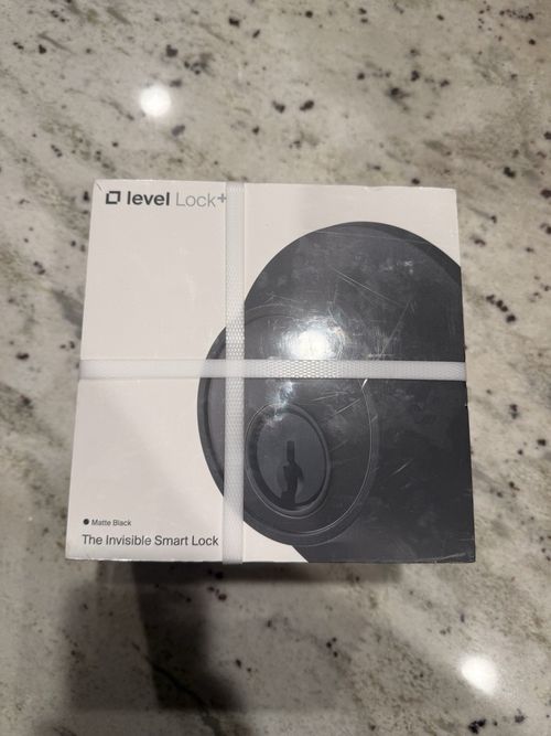Level Lock Plus Smart Deadbolt Lock Apple Home Keys Edition, Black — image 1