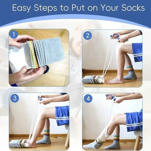 Sock Aid Stocking Aid Foot Socks Putting Assist Disability Dressing Helper Tool* — image 3